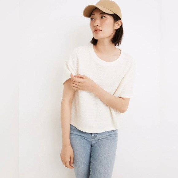 MADEWELL Textured‎ Stripe Top - Picture 1 of 10